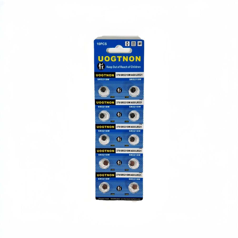 379 WATCH BATTERIES SR521SW (10 pack) Exp. 06-2029